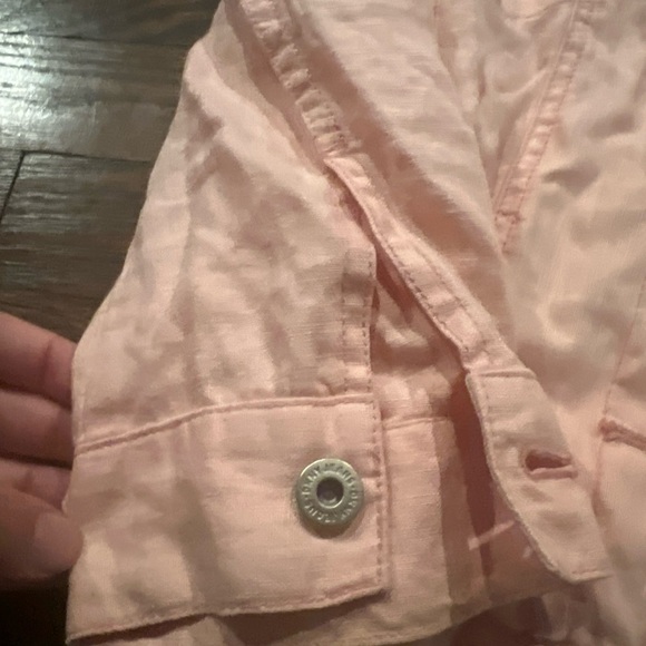 DKNY Linen Denim Style Jacket Size M - Picture 4 of 6